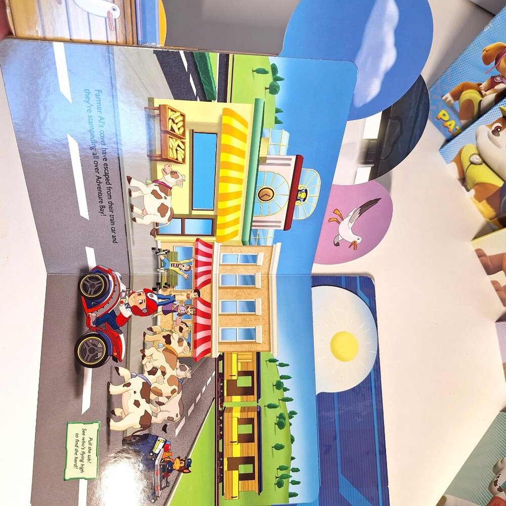 5 Paw Patrol Board Books 4 Pals w box Lot & Pups Save The Day Nickelodeon - Picture 4 of 8